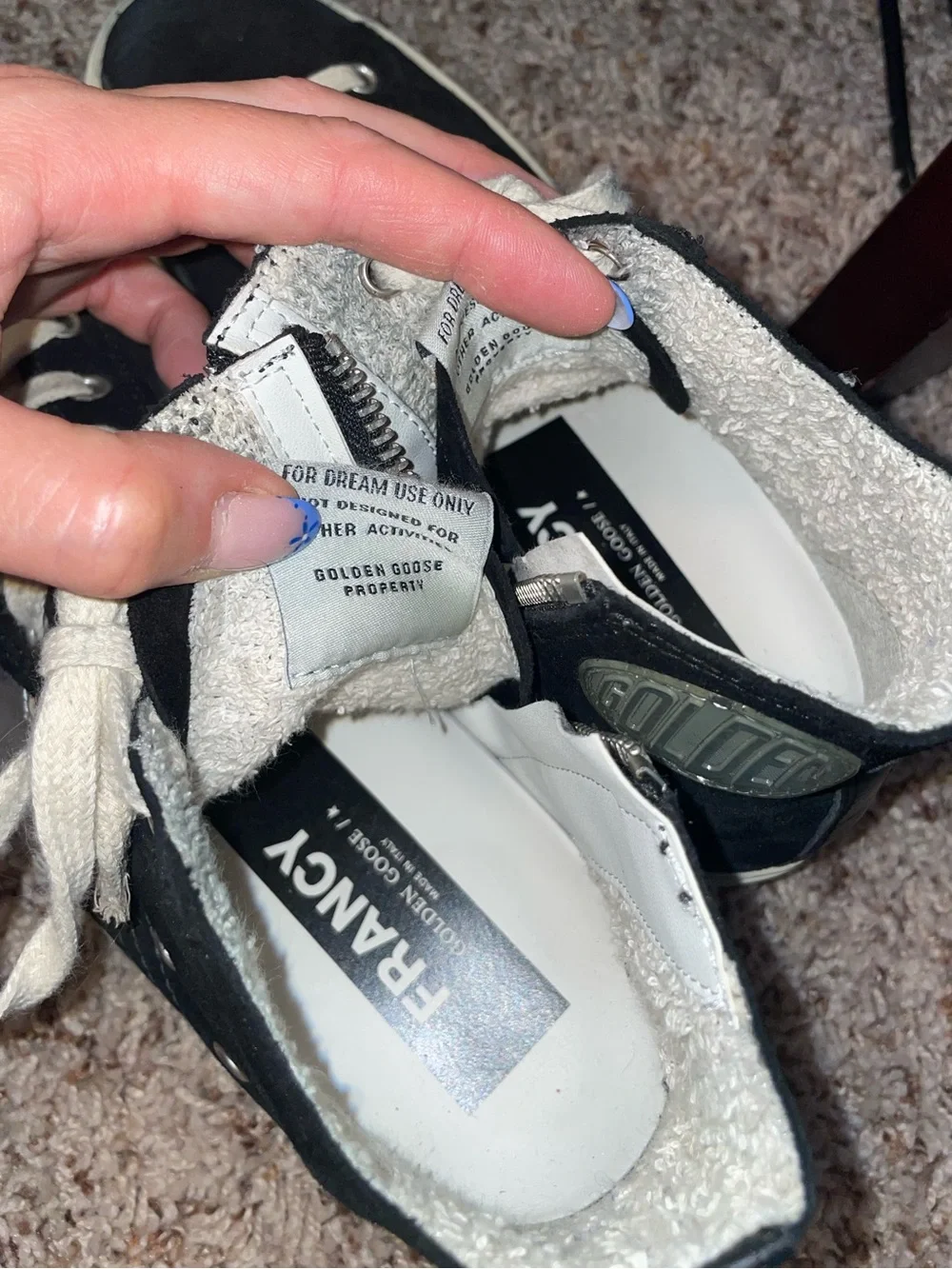 Golden Goose Francy sneakers black size 39